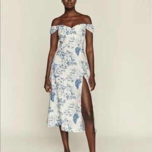 Reformation Bridgetown Linen Dress